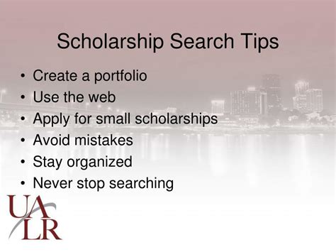 Ppt Searching For Scholarships Powerpoint Presentation Free Download