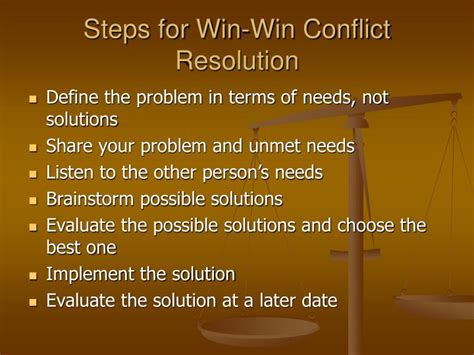 Ppt Resolving Interpersonal Conflict Powerpoint Presentation Id268635