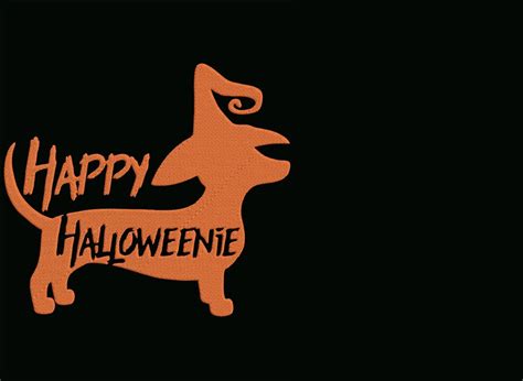 Happy Halloweenie · Creative Fabrica