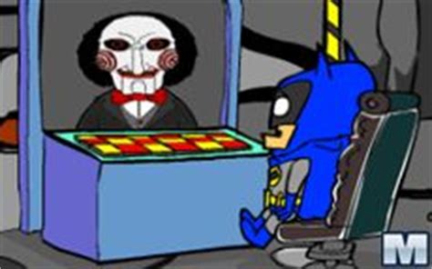 Pigsaw de títeres el mal se ha secuestrado a michelle, sasha y malia para forzar a obama a jugar un juego de enfermos en la casa blanca. Batman Saw Game - Macrojuegos.com
