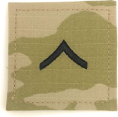 Us Army Ocp Rank 2x2 With Hook Fastener Private Clothing