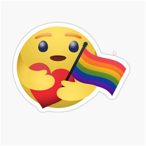 Pegatina Orgullo Gay Emoji De Wayneyoungarts Redbubble