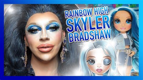 Rainbow High Skyler Bradshaw Makeup Drag Tutorial Youtube