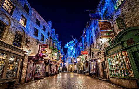 Harry Potter Diagon Alley Wallpapers On Wallpaperdog