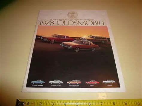 Oldsmobile Cutlass Omega Starfire Sales Brochure Vintage GBodyForum Shop