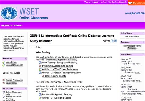 After the course has ended, students will take a proctored exam. WSET Online Global Classroom | The Wine Center