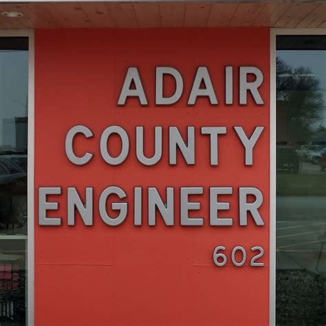 Adair County Engineers Office And Secondary Roads Greenfield Ia