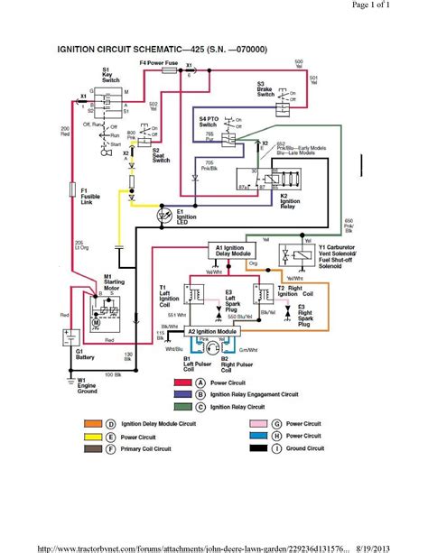 John Deere 318 Electrical Schematic