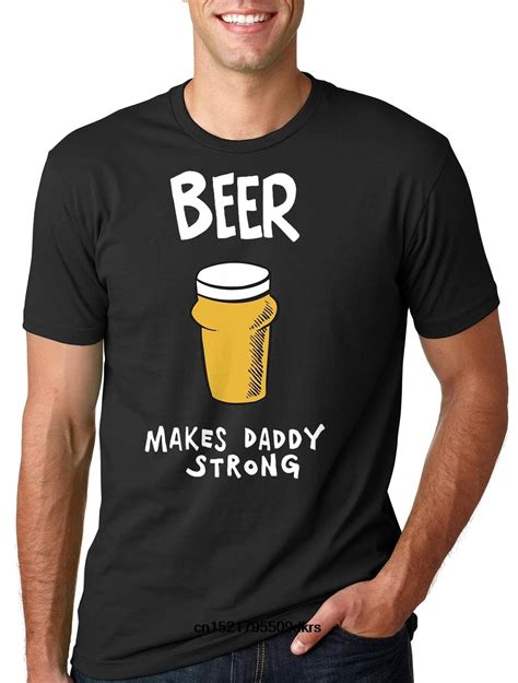 Men T Shirt Beer Funny T For Daddy Dad Father Tee Shirt Funny T