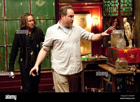 The Sorcerers Apprentice From Left Nicolas Cage Director Jon