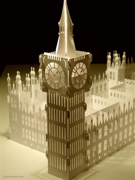 The Palace Of Westminster Origami Architecture Paper Architecture