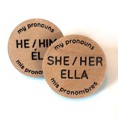 Pronoun Pin He/him She/her They/them He/they She/they | Etsy