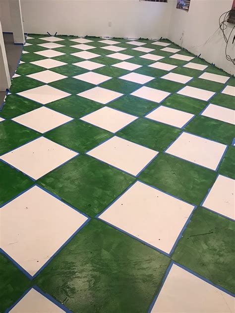 Diy Checkerboard Floors The Stripe