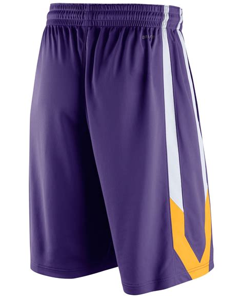 Nike Mens Lsu Tigers Classic Basketball Shorts In Purple For Men Lyst