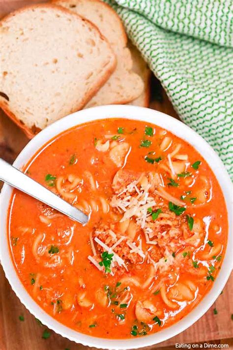 1lb chicken breast (cut into bite slow cooker garlic parmesan chicken and potatoes ingredients: Crock Pot Creamy Chicken Parmesan Soup Recipe - chicken ...