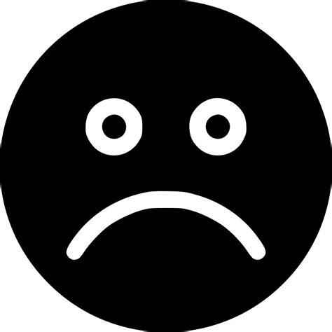 Unhappy Face Svg Png Icon Free Download 558449 Onlinewebfontscom