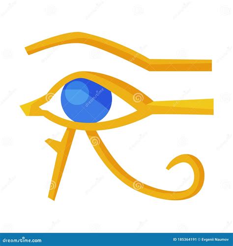Eye Of Horus Egypt Deity Eye Of Ra Egyptian Hieroglyphic Mystical Sign Ancient Symbol Of