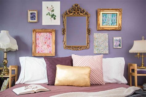 Purple And Gold Bedroom Decorating Ideas Shelly Lighting