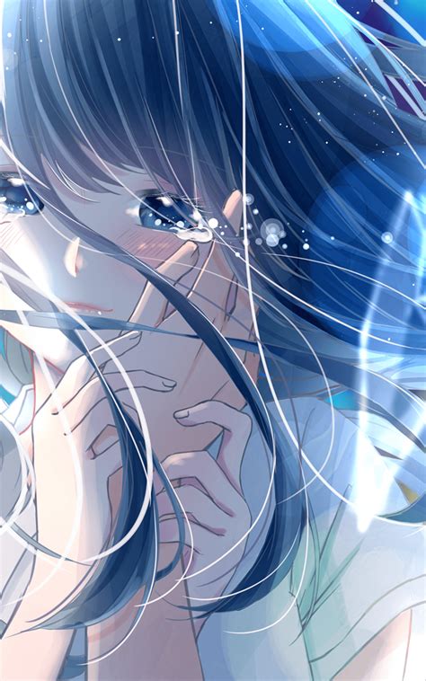 Anime Crying Girl Wallpapers Wallpaper Cave