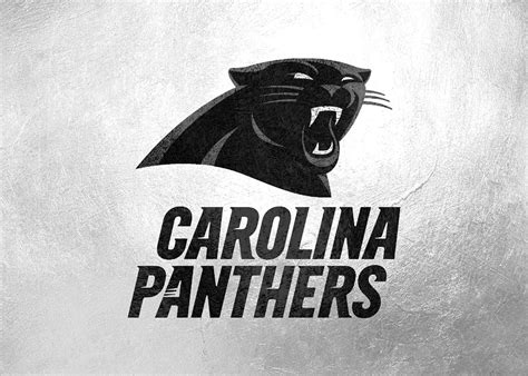 Carolina Panthers Silver Digital Art By Ab Concepts