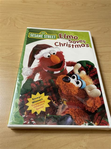 Elmo Saves Christmas Dvd Sesame Street New Grelly Usa