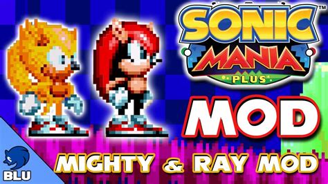Sonic Mania Mod Mighty And Ray En Español Youtube