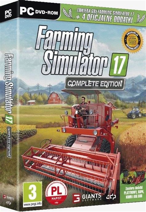Farming Simulator Symulator Farmy 17 Ed Kompletna 7822205396