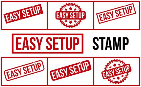 Easy Setup Stamp Graphic By Mahmudul Hassan · Creative Fabrica