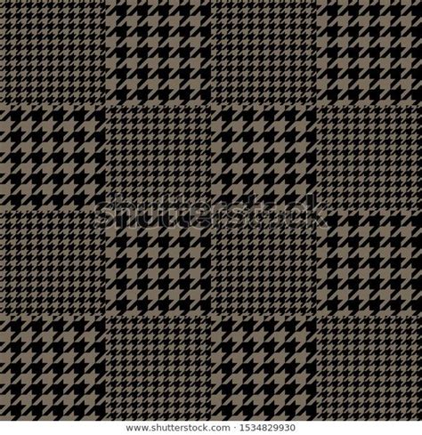 Traditional Houndstooth Checkered Plaid Vector Pattern Wektorowa