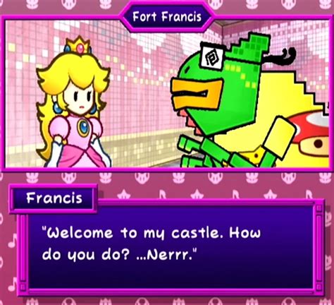My First Attempt At Voice Acting Francis From Super Paper Mario Any And All Feedback Is