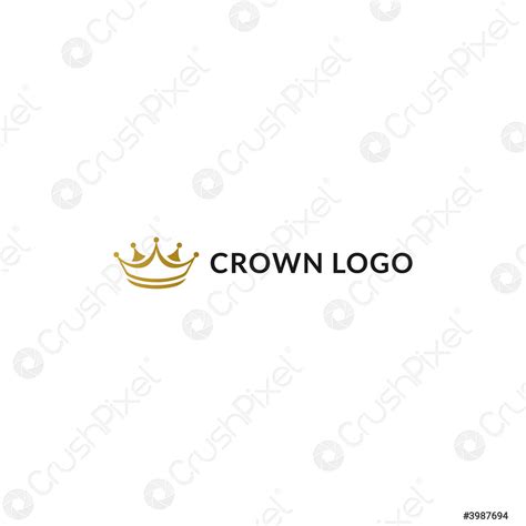 Crown Logo Vector Ontwerp Stock Vector 3987694 Crushpixel