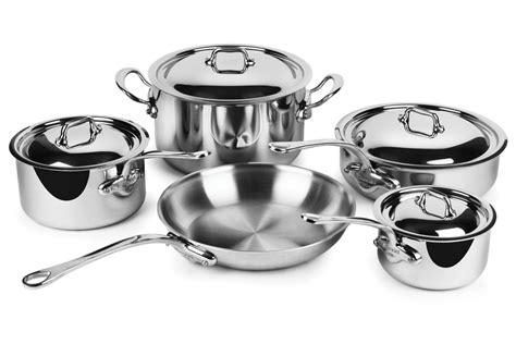 I recently tried a couple of calphalon pots and a pan. Mauviel Stainless Steel Cookware Set M'cook 9-piece ...