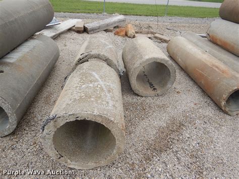 8 Concrete Culvert Pipes In Burlington Ks Item Fk9221 Sold