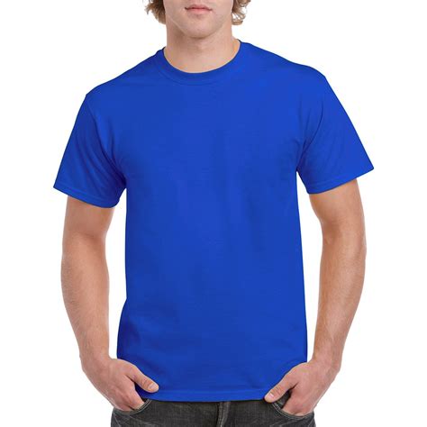 Royal Blue Plain Round Neck T Shirt Xtees