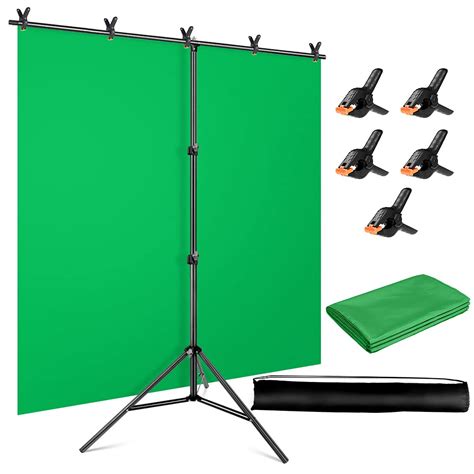 Buy Yayoya Green Screen Backdrop Kit With Stand 5ft X 65ft Green