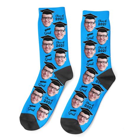 custom graduation t custom photo socks graduation t etsy