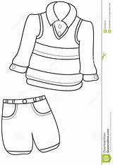 Coloring Boy Clothing Clothes Illustration Template Overalls Drawing Templates Neo sketch template