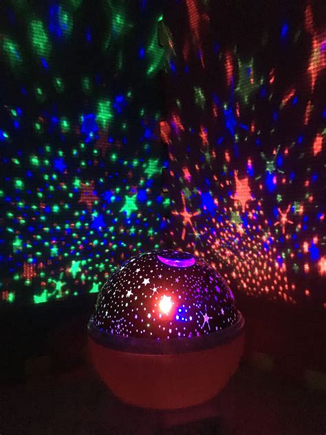 Bring the starry night sky into your bedroom with… ZHOPPY Moon and Star Light Projector Night Light for ...