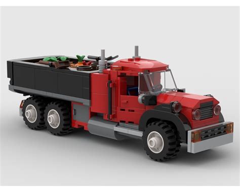 Lego Moc Farm Truck By Haulingbricks Rebrickable Build With Lego