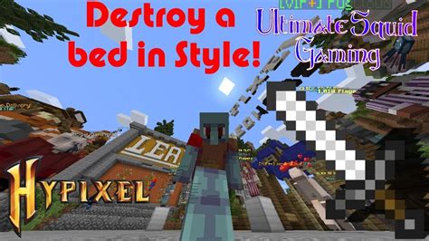 Destroy A Bed In Style 🤺🛏️ Hypixel Bedwars Youtube