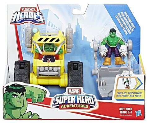Marvel Playskool Heroes Super Hero Adventures Hulk Power Dozer Action