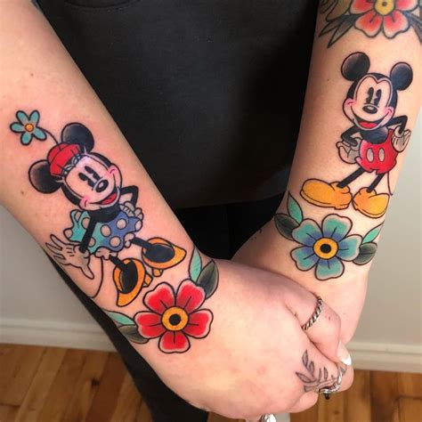 Mickey And Minnie Mouse Tattoos