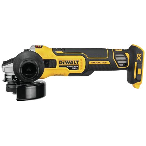 Dewalt 20v Max Xr Lithium Ion Cordless Brushless 4 1 2 Inch Slide Switch Small Angle Grind