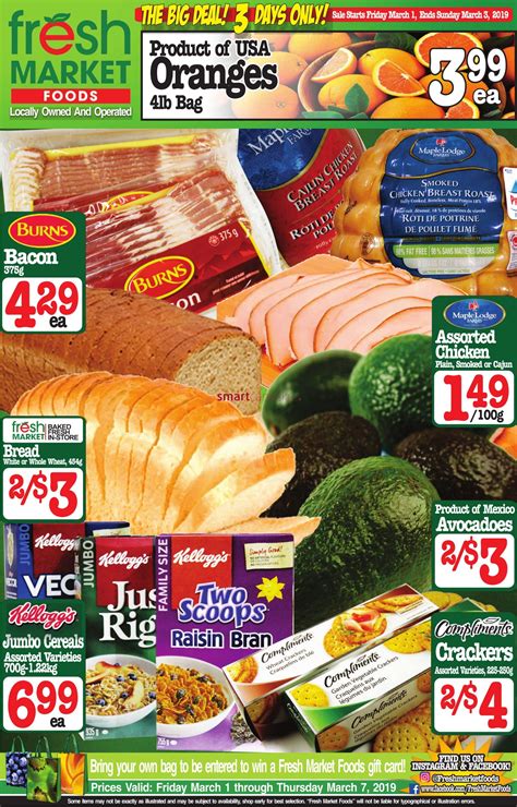 Fresh Market Foods Flyer March 1 to 7