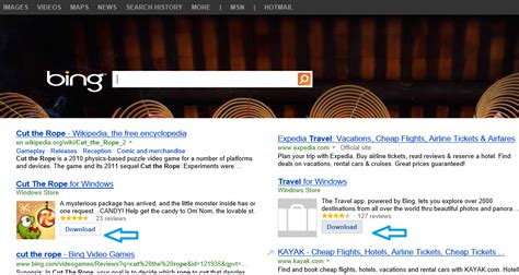 Bing Web Searches Now Showing Windows 8 Apps Windows Central