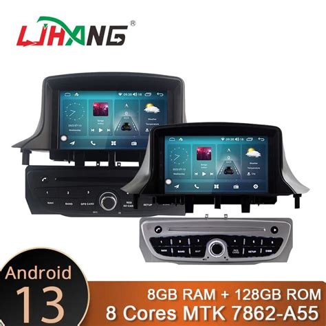 Ljhang Dsp Carplay Din Android G Car Multimedia Player For Megane Fluence