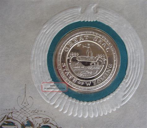 50 Historic Silver Seals Of The States Of The Union Sterling Silver Shipp