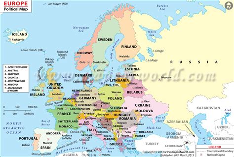 Easy To Read Map Of Europe Draw A Topographic Map