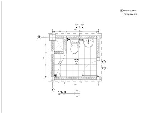 Gambar Mep Mekanikal Elektrikal Plambing Gambar Toilet Berikut Contoh Detil Penempatan Di