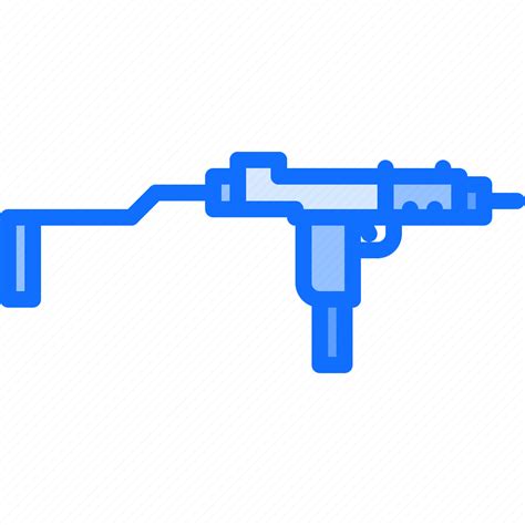Uzi Gun Weapon Icon Download On Iconfinder On Iconfinder